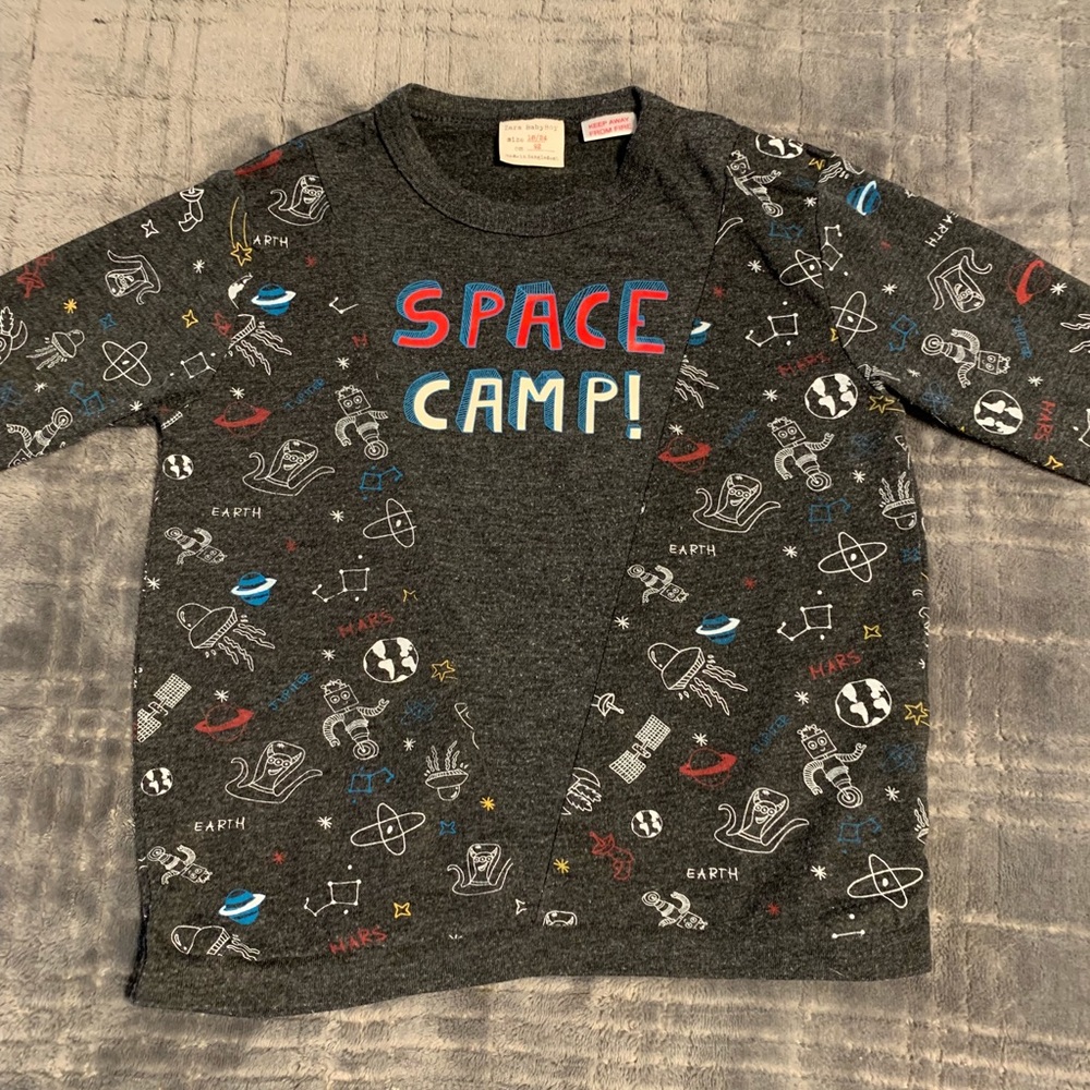 Zara toddler long sleeve tee size 2/3